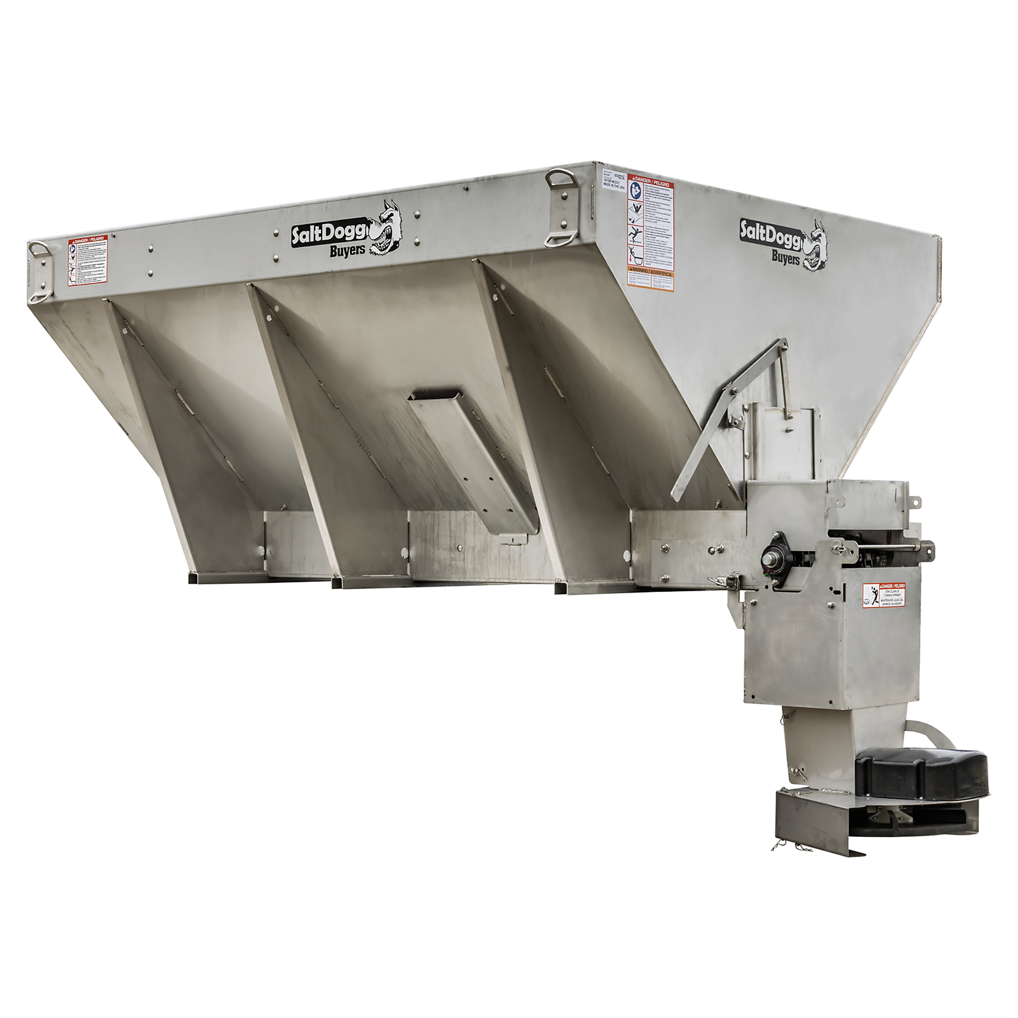 Buyers Products SaltDogg 9 Ft. X 38 In. Electric Chain 304 Stainless Steel Spreader, Model # 14709F380211